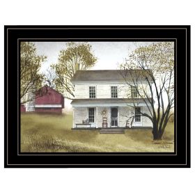 "Summer Afternoon" by Billy Jacobs, Ready to Hang Framed Print, Black Frame
