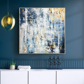 Texture Hand Painted Oil Painting Abstract On Canvas Wall Art Colorful Acrylic Painting Modern Landscape Picture Wall Art For Living Room Bedroom (Style: 01, size: 140x140cm)
