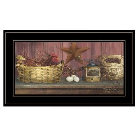 "Rise and Shine" by Billy Jacobs, Ready to Hang Framed Print, Black Frame (Color: as Pic)